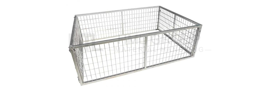 Galvanised Mesh Steel Cage Trailer