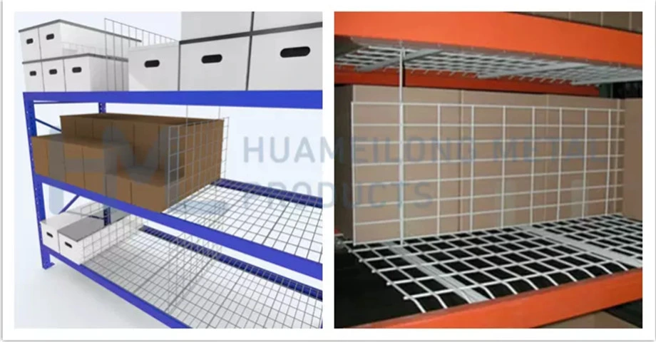 Warehouse Material Handling Metal Wire Mesh Dividers for Pallet Rack