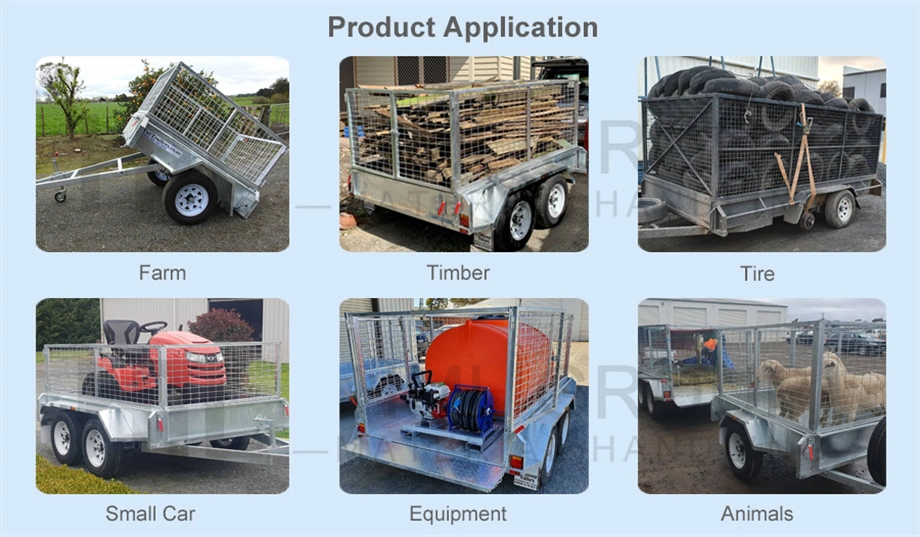 Heavy Duty Galvanized Box Trailer Cage