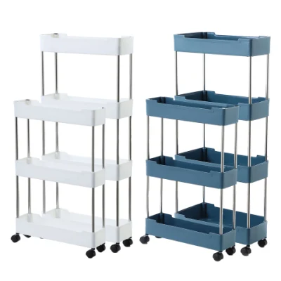 Cuisine Buanderie Organisation et rangement Utilitaire Chariot de rangement coulissant mince