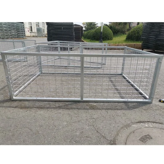 Cage de remorque à boîte galvanisée robuste